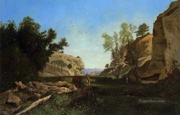スルグ島のチンチン渓谷 ヴァクリューズの風景 ポール・カミーユ・ギグー Oil Paintings